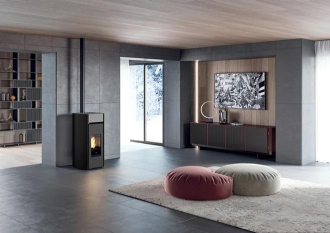 Kominek wolnostojący na pellet Myrna Q 10kW klasa PREMIUM